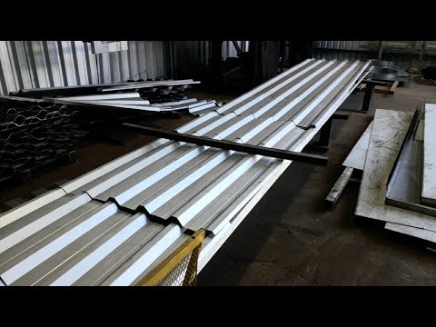 Como é Feito aquelas TELHAS de ZINCO/ Telhados de ZINCO/ Folhas de ...